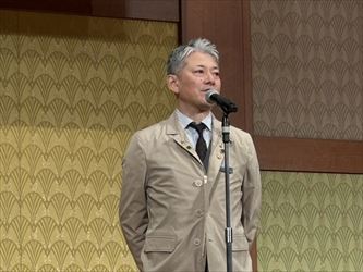 2024春季セールスラリー・上村が壇上で挨拶をいたしました